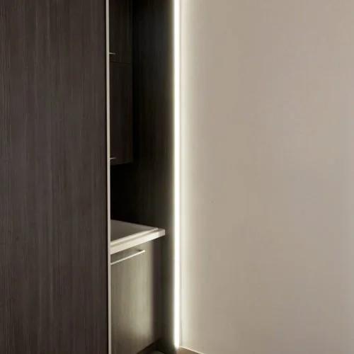 Corner LED Aluminium Profile For Kitchen Work Surfaces- K01-1060 insitu 5 670x670