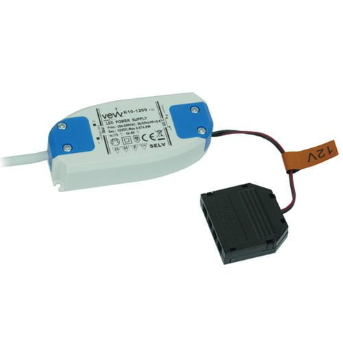8W 12V LED DRIVER WITH 4-PORT MICRO PLUG CONNECTOR K10-1200 670X670
