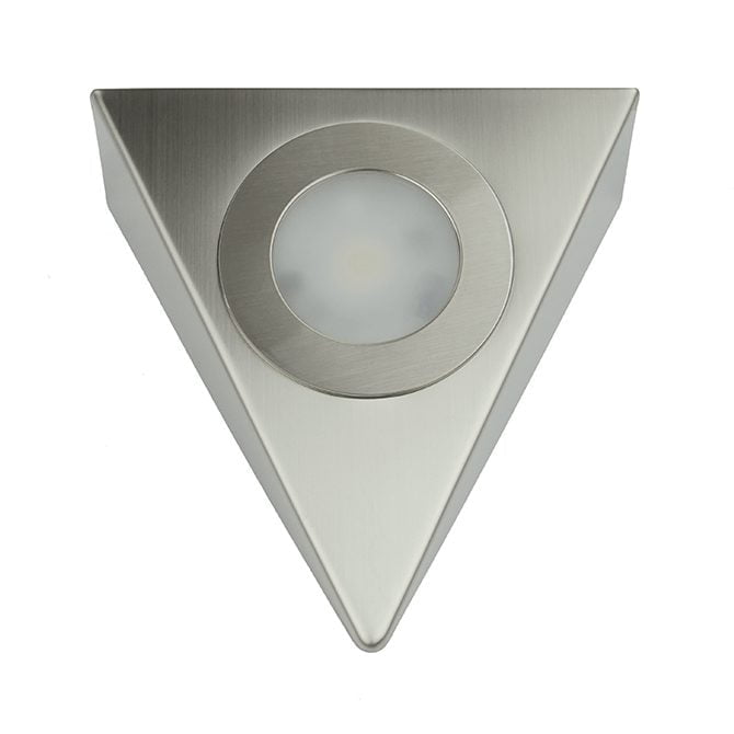 GALAXY IP44 RATED COB LED CABINET TRI-LIGHT STAINLESS STEEL 2.6W K01-0120 670X670