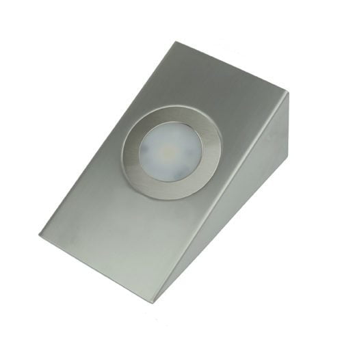 GALAXY IP44 RATED COB LED CABINET WEDGE LIGHT STAINLESS STEEL 2.6W K01-0122 670X670