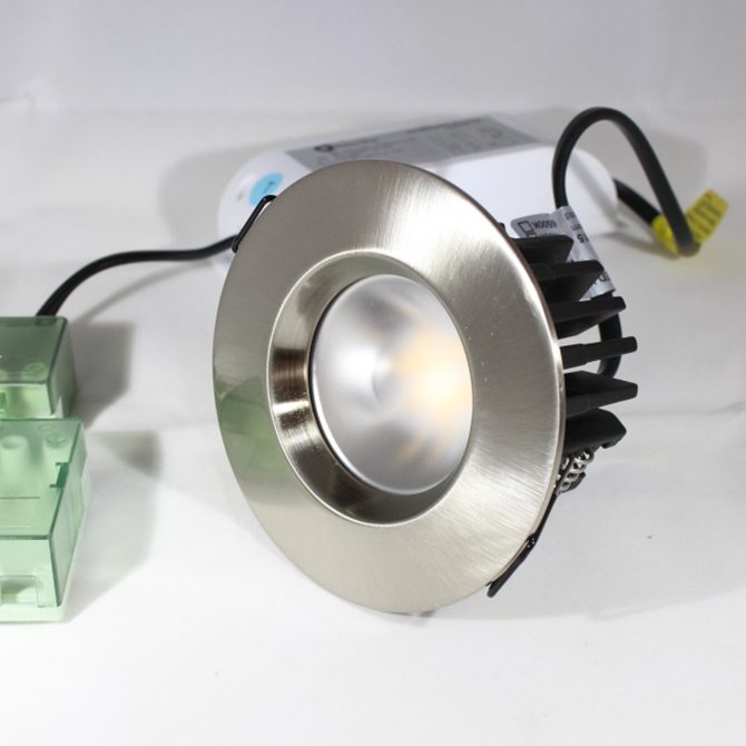 IP65 RATED LED 5.8W FIRE RATED DIMMABLE DOWNLIGHT K05-6050BN 670x670
