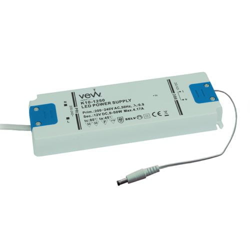 K10-1250UNI 670x670 50W 12V LED DRIVER FOR SINGLE COLOUR, CCT AND RGB CONTROLLERS