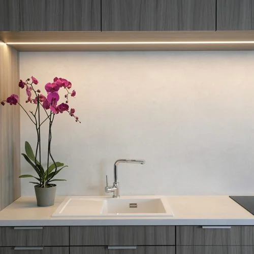 Recessed LED Aluminium Profile For Cabinet & Wardrobe Strip Lighting- K01-1055-2M Insitu 2 670x670