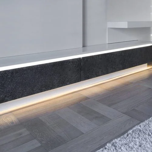 Slim LED Aluminium Profile For Discreet Or Feature Strip Lighting- K01-0100-2M insitu 2 670x670