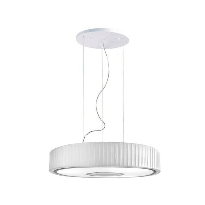 white spin fabric ceiling pendant B90-00-4601WH