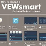 how to connect with a vewsmart device with amazon alexa