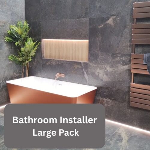<span style="color: #e1b103;">BATHROOM INSTALLER PACK</span> LARGE PACK