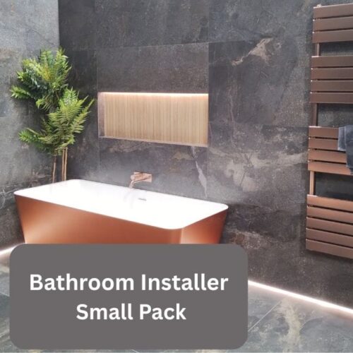 <span style="color: #e1b103;">BATHROOM INSTALLER PACK</span> SMALL PACK