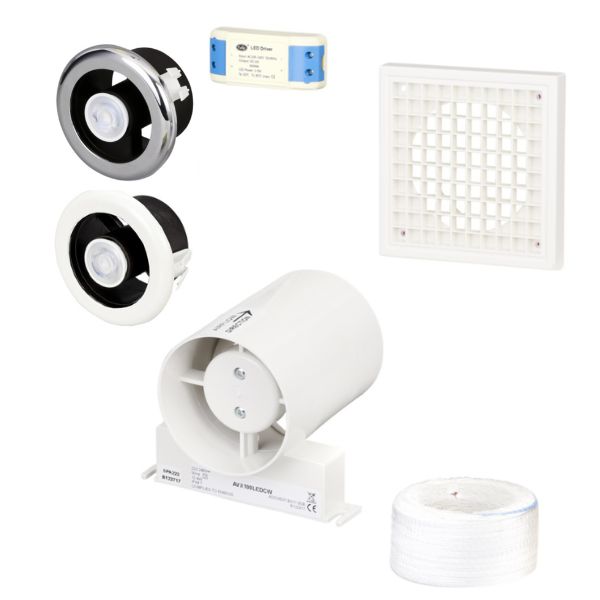 Extractor fan full kit - TLW