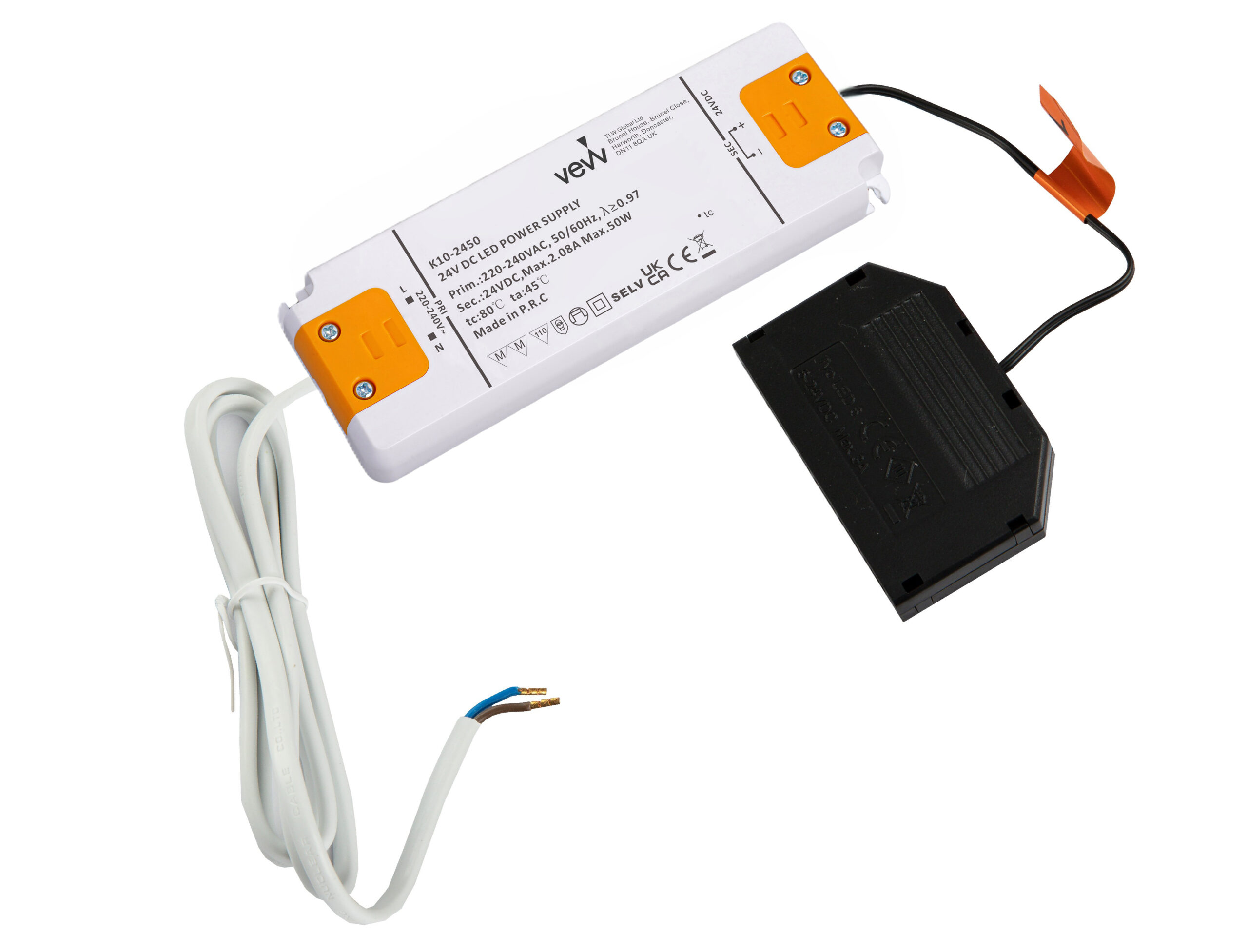 <span style="color: #e1b103">DRIVER 50W</span> 24V LED DRIVER WITH 6-PORT MICRO PLUG CONNECTOR